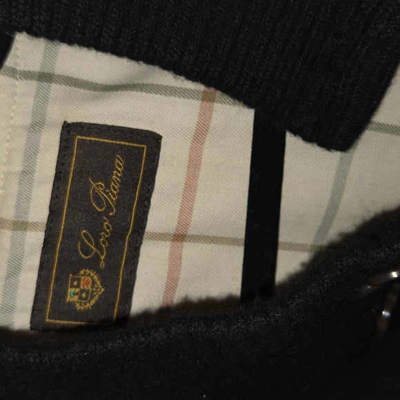 Men's Loro Piana Black Cashmere Quilted Vest - Picture 6 of 8